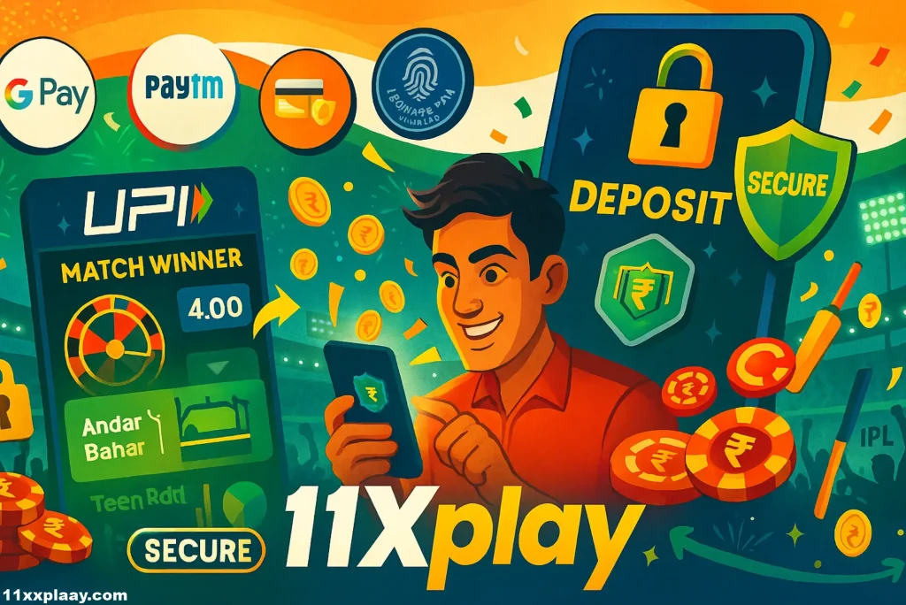 11xplay Safe Deposit Methods